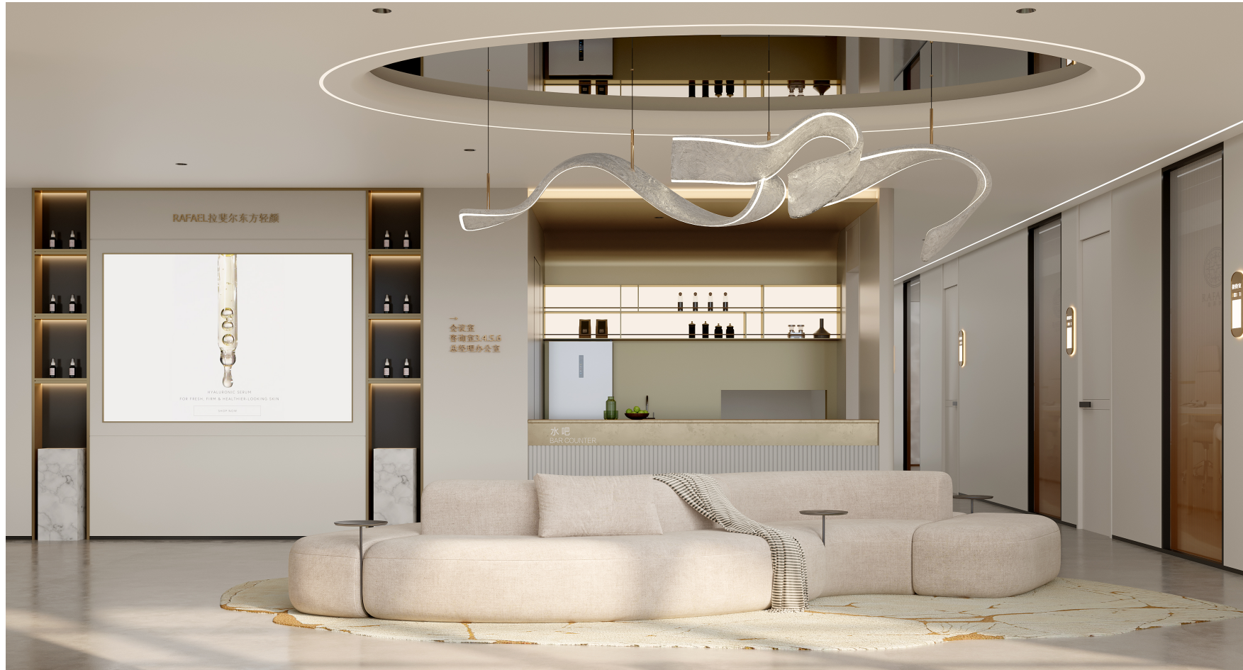 整形医美软装设计,美容院装修设计